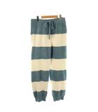 ジェラートピケオム GELATO PIQUE HOMME 23SS ベビモコロングパンツ M ブルー ホワイト /DO ■OS