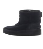 スイコック suicoke ムートンショートブーツ ショート 24cm 黒 ブラック /SR ■SH