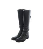 サルトル SARTORE クロスベルト ジョッキーロングブーツ レザー 本革 38 23.5cm 黒 ブラック ■SH /RI ■OS