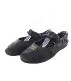 ミュウミュウ miumiu ルーシュ ナッパレザー バレリーナ バレエシューズ フラット 35 ブラック 5F340E /YO27 ■SH