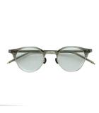  テンアイヴァン 10eyevan no.3 1011S ブロウ メガネ 眼鏡 セルフレーム メタルフレーム 47□22-147 グレー シルバーカラー /MI ■OS ■AD ユニセックス