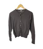 イエナ IENA コットン麻クルーネックカーディガン 長袖 グレー ■SH ■FY