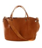 ゲンテン genten エターデ Etarde 2wayトートバッグ ショルダー レザー 茶 ブラウン /SS ■OS