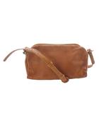 ゲンテン genten レザーショルダーバッグ 茶色 ブラウン /SR