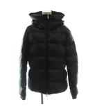 モンクレール MONCLER 24AW BIRON ダウンジャケット アウター ジップアップ ナイロン 1 黒 ブラック /NR ■OS