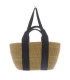 ムーニュ MUUN 2way かごバッグ ショルダーバッグ ハンドバッグ ベージュ 黒 ブラック /SR