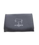 イルビゾンテ IL BISONTE 山口一郎 カードケース 名刺入れ レザー 黒 ブラック /SR