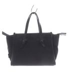 ジャンニキャリーニ GUM gianni chiarini キャンバス 2WAY ショルダーバッグ ハンドバッグ 黒 ブラック グレー /SR