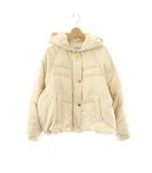 24AW リブミックスブルゾン ダウンジャケット 36 アイボリー /HK ■OS
