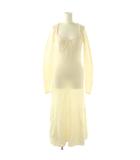  ザガーメント The Garment 23SS COURCHEVEL LONG DRESS ワンピース ニット ロング 8 オフホワイト /DF ■OS