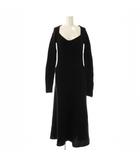  ザガーメント THE GARMENT 23SS COURCHEVEL LONG DRESS ワンピース ニットワンピ アルパカ混 8 ブラック /CX ■OS