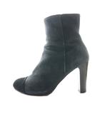 ファビオルスコーニ FABIO RUSCONI スエードショートブーツ 37 紺 ネイビー /SS ■OS