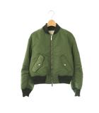 エストネーション ESTNATION MA-1 ブルゾン ジャケット 中綿 ジップアップ 36 カーキ /HK ■OS