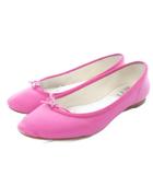 オデットエオディール Odette e Odile アローズ リボンバレエシューズ レザー 22cm ピンク /SR ■SH