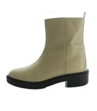 オデットエオディール Odette e Odile アローズ ショートブーツ 24.5cm ライトグレー /SS ■OS