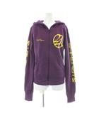 トゥエンティフォーカラッツ 24カラッツ 24karats ジップアップパーカー S 紫 パープル 長袖 フード付き ジップアップ /AB ■OS