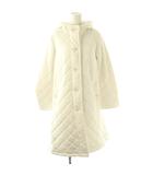 マッキントッシュ MACKINTOSH NEW GRANGE ボアキルティングコート アウター ロング 8 白 /NR ■OS ■SH