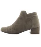 銀座かねまつ GINZA Kanematsu スエード ショートブーツ 22.5cm カーキ /SR