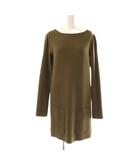 ドゥロワー Drawer ニットワンピース ウール 1 カーキ /DO ■OS