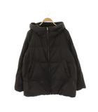 イエナ IENA 24AWハイマルチタフタダウンショートコート アウター フード 38 ブラック /CX ■OS