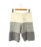 ジェラートピケ gelato pique ルームウェア パジャマ ボアパンツ ハーフ S-M 白 ホワイト グレー /AQ ■OS