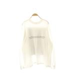 spich&span Ryosuke Yuasa プリントロンT Tシャツ カットソー M ホワイト /DF ■OS