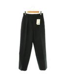 イエナ IENA 25AW ソフトダブルクロスタックパンツ 38 ブラック /DO ■OS