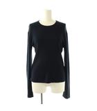 ミューズ ドゥーズィエム クラス MUSE de Deuxieme Classe BOND RIB プルオーバー ニット セーター 長袖 リブ ウール 紺 /NR ■OS