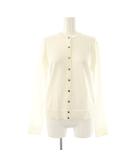 ミューズ ドゥーズィエム クラス MUSE de Deuxieme Classe 24SS FF Future クルーネックカーディガン ニット 長袖 薄手 38 白 /NR ■OS