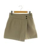 ココディール COCO DEAL 24AW ダブルフェイスラップキュロット 2 グレージュ /MI ■OS