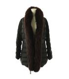 タトラス TATRAS POMONA ラクーンファーダウンコート 2 ブラック LTA14A4362 /DO ■OS