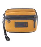 コーチ COACH レザー セカンドバッグ オレンジ 黒 ブラック F73662 /SR