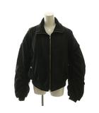 アズールバイマウジー AZUL by moussy 24AW サムホールショートMA-1 ブルゾン FREE 黒 ブラック /AG ■OS