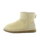 アグ オーストラリア UGG australia ショート ムートンブーツ 23cm ベージュ ショート丈 無地 プルタブ付き /RI ■OS