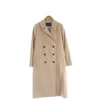 ジャスグリッティー JUSGLITTY ダブルボタンチェスターコート ロング 1 ピンク /MI ■OS