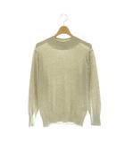 マーガレットハウエル MARGARET HOWELL WOOLCOTTONJUMPER ニット セーター ハイネック ウール 2 杢グレー /MI ■OS