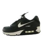 ナイキ NIKE ウィメンズ エア マックス 90 WMNS AIR MAX 90 スニーカー US6.5 23.5cm 黒 ブラック 白 ホワイト /SS ■OS