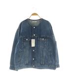ジャーナルスタンダード レリューム JOURNAL STANDARD relume 25AW デニムジャケット Gジャン ジージャン ノーカラー F ブルー /MY ■OS
