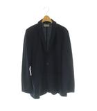 テーラードジャケット L 紺 ネイビー 無地 長袖 2つボタン /AG ■OS