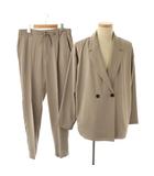 セットアップスーツ ダブルジャケット パンツ 48 グレージュ /DO ■OS