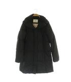 エフデ ef-de ダウンコート ビッグカラー 9 ブラック /MY ■OS