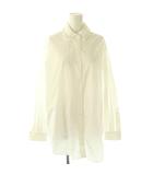 ミューズ ドゥーズィエム クラス MUSE de Deuxieme Classe 襟ワイヤーL/Sシャツ 長袖 ホワイト /ES ■OS