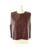 マチャット MACHATT エコレザーリボンベスト F ボルドー /DO ■OS