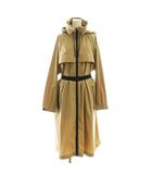 バーバリー BURBERRY 近年モデル ナイロン コート ロングジャケット UK8 ベージュ /DF ■OS