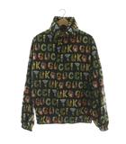 グッチ GUCCI ヒグチユウコ 日本限定 アニマルロゴジャケット フード パーカー 44 黒 ブラック マルチカラー 672644 /AQ ■OS