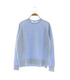 ミューズ ドゥーズィエム クラス MUSE de Deuxieme Classe 24AW CAPRI クルーネック プルオーバー ニット セーター 長袖 ウール ブルー /MY ■OS