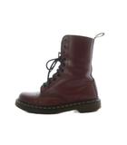 ドクターマーチン DR.MARTENS ブーツ レザー 本革 UK5 24cm ボルドー レースアップ 10ホール ハイカット 10092 ■AD /RI ■OS