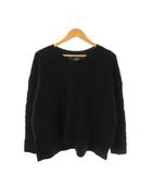 アーバンリサーチ ドアーズ URBAN RESEARCH DOORS ハミルトンウールアラン柄プルオーバーニット セーター M ブラック /DO ■OS