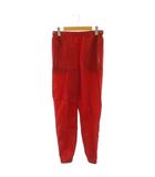 プラダ PRADA 22H745 サイドラバーロゴナイロンパンツ ジョガーパンツ 38S レッド /ES ■OS ■SH