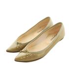 レペット Repetto バレエシューズ ポインテッドトゥ リボン 36 22.7cm ベージュ /MI ■OS